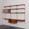 Minimalist Wall Unit with Floating Desk by Kai Kristiansen for FM Mobler, Denmark, 1960s, Image 6