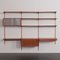 Mueble de pared minimalista con escritorio flotante de Kai Kristiansen para FM Mobler, Dinamarca, años 60, Imagen 1