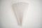 Lampada a ventaglio plissettata con paralume in lino di Louis Jobst, Immagine 4