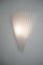Lámpara en forma de abanico plisada con pantalla de lino de Louis Jobst, Imagen 8