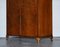 Large Art Deco Burr Walnut Wardrobe with Queen Anne Feet, 1920s, Image 10