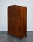 Large Art Deco Burr Walnut Wardrobe with Queen Anne Feet, 1920s 11