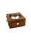 Smoking Set with Ashtray, Table Lighter and Cigars Box in Parchment, Wood and Brass, France, 1950s, Set of 3, Image 20