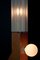 Tower Floor Lamp with Terracotta Oak Base and Frosted Shade by Louis Jobst, Image 3