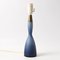 Danish Blue Glass Table Lamp by Bent Nordsted for Kastrup, 1960s, Image 3