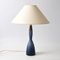 Danish Blue Glass Table Lamp by Bent Nordsted for Kastrup, 1960s 5
