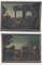 Miracles of Saint Vincent Ferrer, 18th Century, Oil on Canvas Paintings, Framed, Set of 2, Image 1