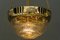 Art Deco Hängelampe mit geschliffenem Glasschirm, 1920er 13