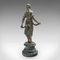Antique French Virtue Figures in Bronze, 1890, Set of 2, Image 4