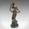Antike französische Tugendfiguren aus Bronze, 1890, 2er Set 8