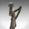 Antike französische Tugendfiguren aus Bronze, 1890, 2er Set 12