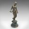 Antike französische Tugendfiguren aus Bronze, 1890, 2er Set 3