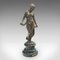 Figurines Vertu Antiques en Bronze, 1890, Set de 2 3