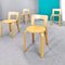 Modell 66 Stühle aus gebogener Birke von Alvar Aalto für Artek, 1970er, 4er Set 1