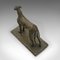 Antike dekorative österreichische Hundefigur aus Bronze, 1900er 11