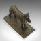 Antike dekorative österreichische Hundefigur aus Bronze, 1900er 10