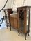 Large Antique Victorian Mahogany Inlaid Display Cabinet, 1870s 4