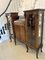 Large Antique Victorian Mahogany Inlaid Display Cabinet, 1870s, Image 4