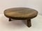 Oak Brutalist Coffee Table with Adzed Top, 1960s 2