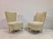 Italian Slipper Chairs in Faux Fur, 1950s, Set of 2 10