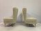 Italian Slipper Chairs in Faux Fur, 1950s, Set of 2, Image 8