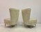 Italian Slipper Chairs in Faux Fur, 1950s, Set of 2, Image 9