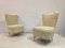 Italian Slipper Chairs in Faux Fur, 1950s, Set of 2 2