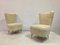Italian Slipper Chairs in Faux Fur, 1950s, Set of 2, Image 2