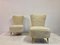 Italian Slipper Chairs in Faux Fur, 1950s, Set of 2, Image 12