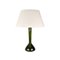 Lampe de Bureau en Verre Vert Olive par Kastrup Holmegaard 1