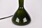 Olive Green Glass Table Lamp by Kastrup Holmegaard 9