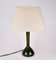 Olive Green Glass Table Lamp by Kastrup Holmegaard, Image 6