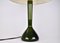 Olive Green Glass Table Lamp by Kastrup Holmegaard 10