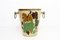 Ice Bucket in Brass and Enamel Details, France, 1960s 5