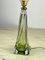 Lámpara de mesa de cristal de plomo de Val Saint Lambert, Bélgica, años 50, Imagen 7