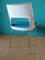 White Chairs with Turquoise Slabs by Kay Korving, Denmark, 1975, Set of 6, Image 5