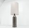 Ceramic Silver Enameled Lamp by Bitossi for Bergboms, 1960s, Image 1