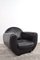 Fauteuil en Cuir, 1980s 1