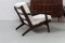 Vintage Danish Oak and Bouclé Ge290 Lounge Chair by Hans J. Wegner for Getama, 1960s 9