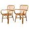 Italian Rattan Armchairs, 1960s, Set of 2, Image 1