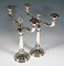 2-Flame Silver Candelabras attributed to Josef Wiederspeck, Vienna, 1840s, Set of 2, Image 2
