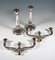 2-Flame Silver Candelabras attributed to Josef Wiederspeck, Vienna, 1840s, Set of 2, Image 3