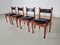 Chaises de Salle à Manger par Silvio Coppola pour Bernini, 1960s, Set de 4 2