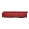 MR 4775 Corner Sofa with Chaise Longue in Red Leather from Musterring 10