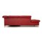 MR 4775 Corner Sofa with Chaise Longue in Red Leather from Musterring 9