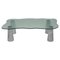 Grey Marble and Textured Glass Coffee Table from Casigliani, 1980s 1