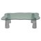 Grey Marble and Textured Glass Coffee Table from Casigliani, 1980s, Image 1
