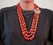 Collier en Or Rose et Argent avec Corail, Rubis et Diamants, 1950s 5