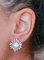 14 Karat Weißgold Ohrringe mit Perlen und Diamanten, 1980er, 2 . Set 5