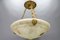 Large Neoclassical Style Alabaster and Bronze Pendant Light, 1890s 12